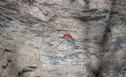 Erzurum’da 230 metrelik atlayış nefes kesti