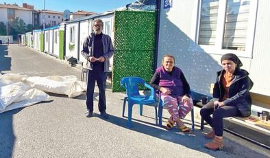 Depremzedenin tek umudu ev