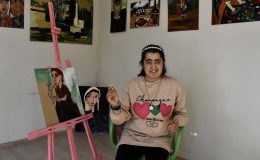 Resim yeteneği hayatını renklendirdi