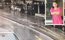 Sevgilisinin eski eşinden kaçarken 4’üncü kattan çocuğun üzerine düştü