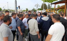 Depremzede esnaf konteynerlerine zabıta müdahalesi