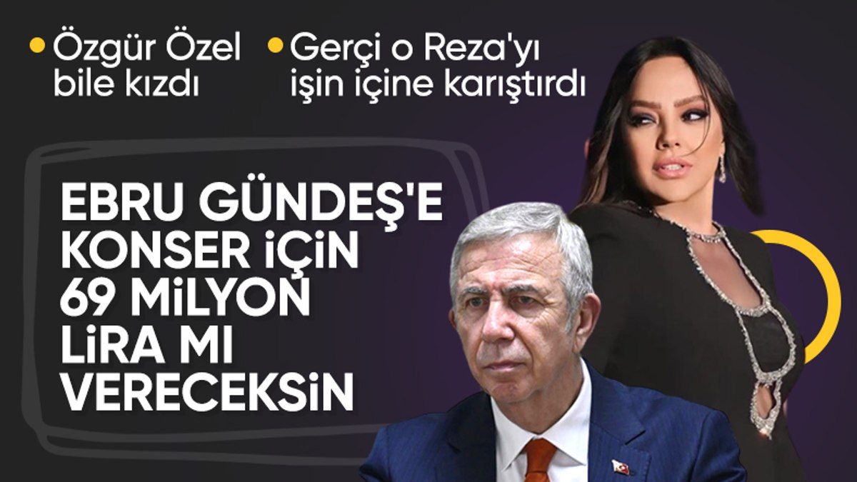 Ankara’da Ebru Gündeş’in 69 milyon liralık konseri CHP’yi karıştırdı