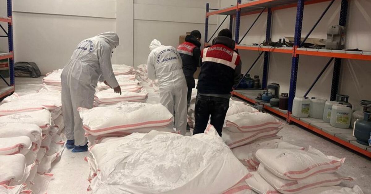 Bebek pudrasına karıştırılmış 250 kilogram uyuşturucu