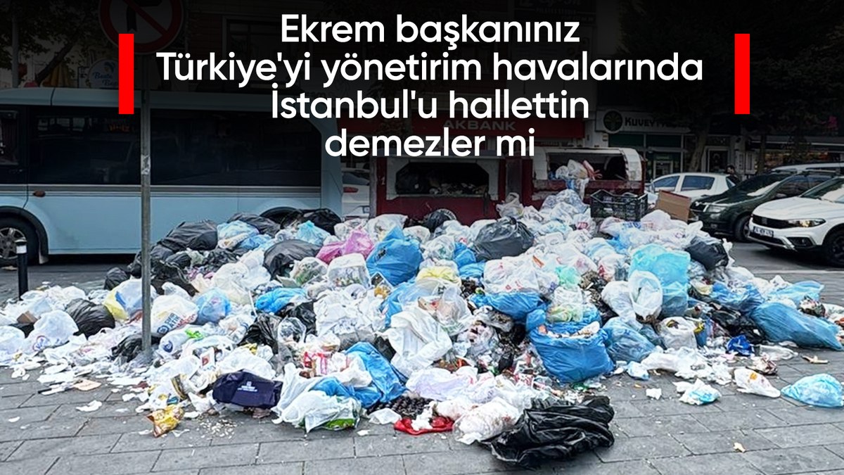 Kartal’da çöp dağları arasında yaşayanlar tepkili: ‘Temiz çevre istiyoruz’
