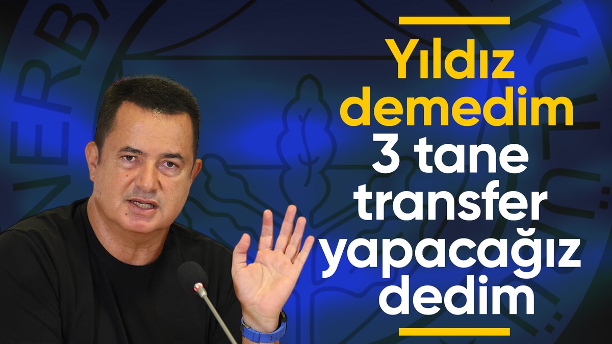 Acun Ilıcalı: Yıldız kelimesini kullanmadım, 3 tane transfer yapacağız dedim