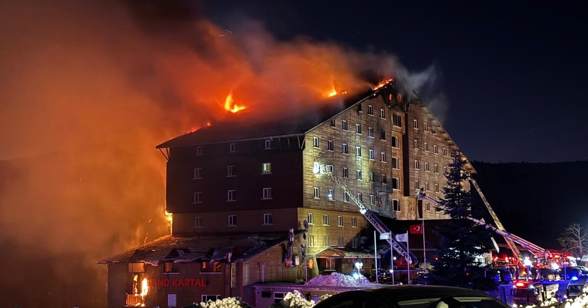 Grand Kartal Otel yangınında itfaiye raporu
