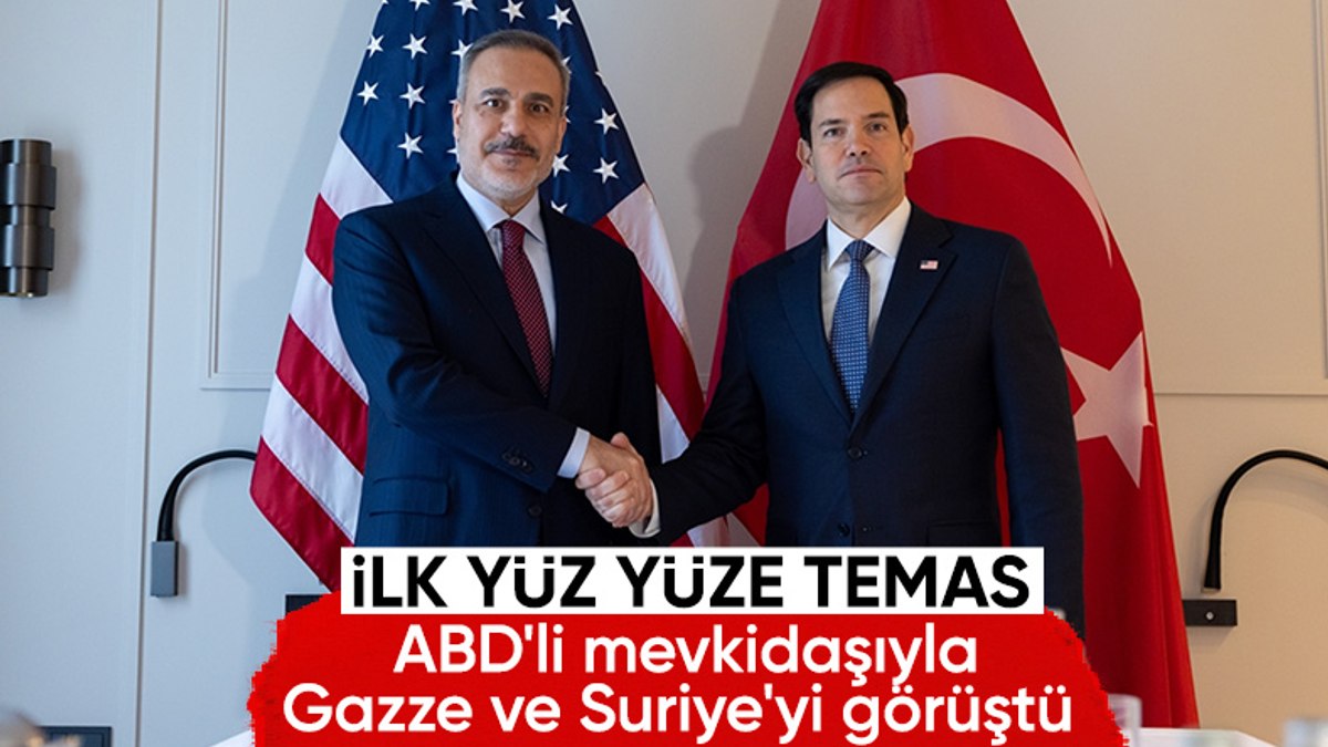 Dışişleri Bakanı Hakan Fidan, ABD’li mevkidaşı ile görüştü