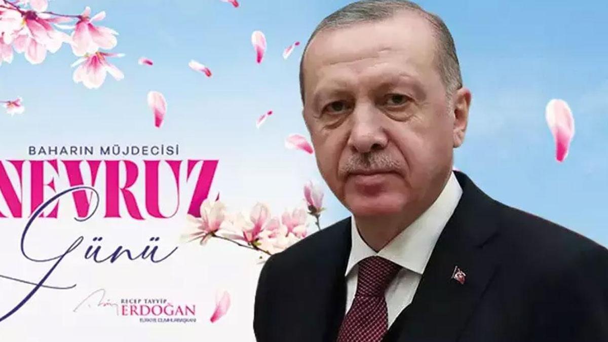 Cumhurbaşkanı Erdoğan’dan Nevruz Bayramı paylaşımı