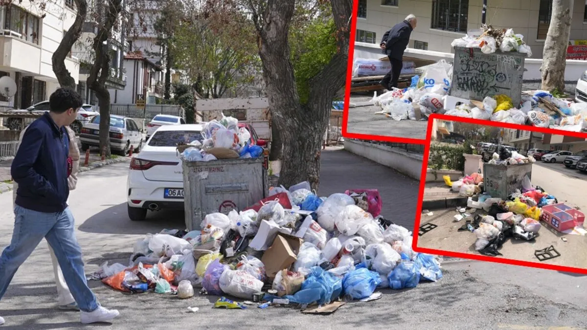 Ankara’nın göbeği çöpe teslim! CHP belediyesi işçilerin ikramiyesini vermedi